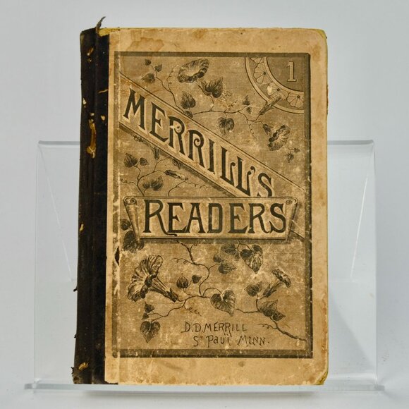 Merrill's Readers First 1st 1886 Antique St. Paul Minnesota - Picture 1 of 7